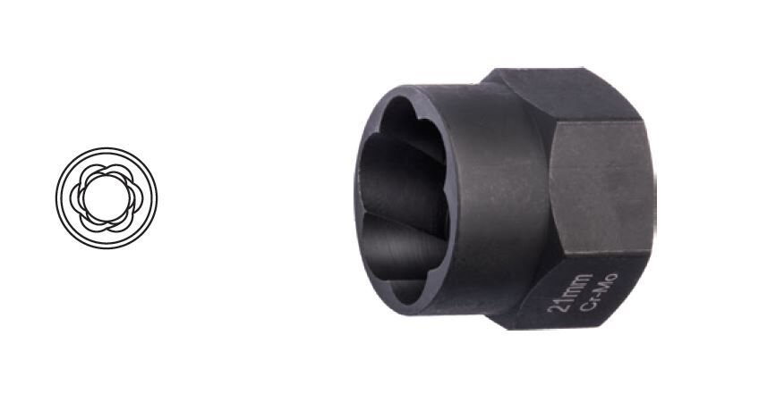Ceta Form R32-10 3/8\'\' Spiral Lokma Anahtar (Aşınmış Civatalar İçin) - 10 mm