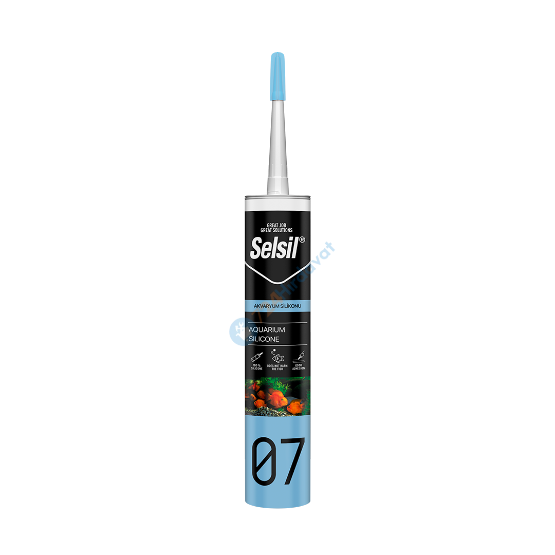 Selsil Akvaryum Silikonu Şeffaf 280 ml