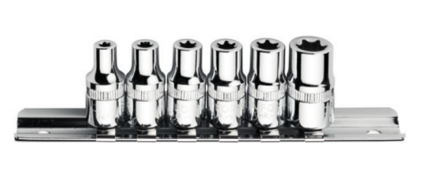 Ceta Form C06-R06 6 Parça 1/4'' Dış TORX Lokma Anahtar Takımı