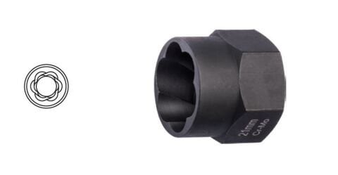 Ceta Form R32-13 3/8\'\' Spiral Lokma Anahtar (Aşınmış Civatalar İçin)  - 13 mm
