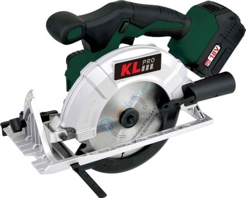 KL PRO KLDAT18B-80 18V 8.0 AH 165 MM ŞARJLI DAİRE TESTERE KÖMÜRSÜZ