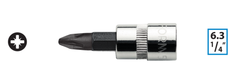 Ceta Form C08S-PZ3 1/4'' Pozidriv Uçlu Lokma - PZ3 x 37 mm
