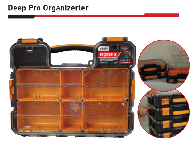 RODEX OTPC17 DEEP PRO ORGANİZER  (SARI KUTULU)