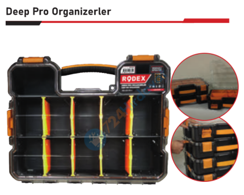 RODEX OTPCS17 DEEP PRO ORGANİZER  (SARI BÖLMELİ)