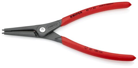 Knipex 49 11 A3 Ağır Hizmet Düz Dış Segman Pensi