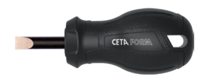 Ceta Form F10D-060-025 C-PLUS Topaç Düz Uçlu Tornavida (Elmas Uçlu) - 6.5 x 25 mm