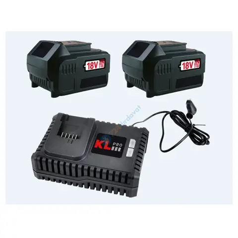 KL PRO KLASET18-50 2 ADET 18V 5.0AH AKÜ + 1 ADET 4.0A ŞARJ CİHAZI SET