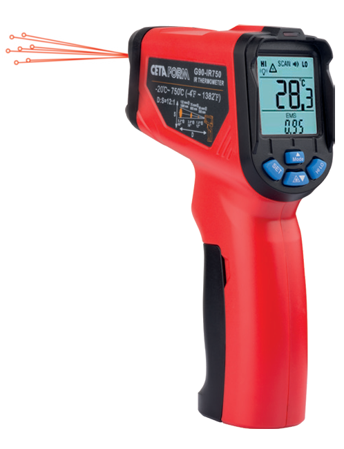 Ceta Form G90-IR750 Infrared Termometre (-20 °C /750 °C)