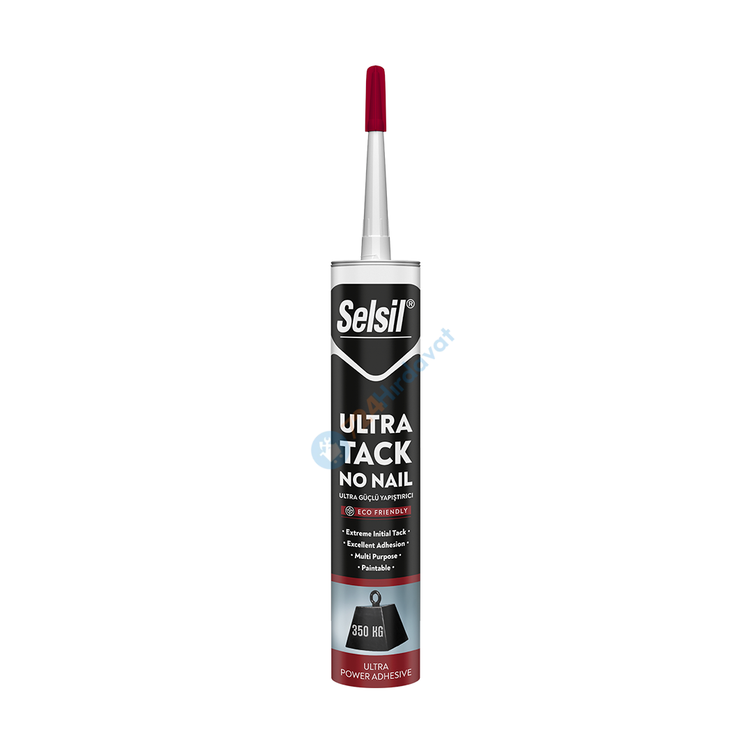 Selsil Ultra Tack Güçlü Montaj Yapıştırıcı 290 ml Şeffaf