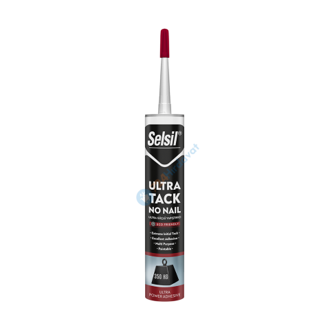 Selsil Ultra Tack Güçlü Montaj Yapıştırıcı 290 ml Şeffaf