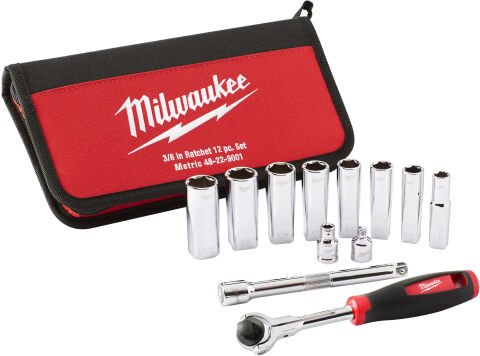 Milwaukee LOKMA  ANAHTAR TAKIMI ⅜˝ 12 PARÇA
