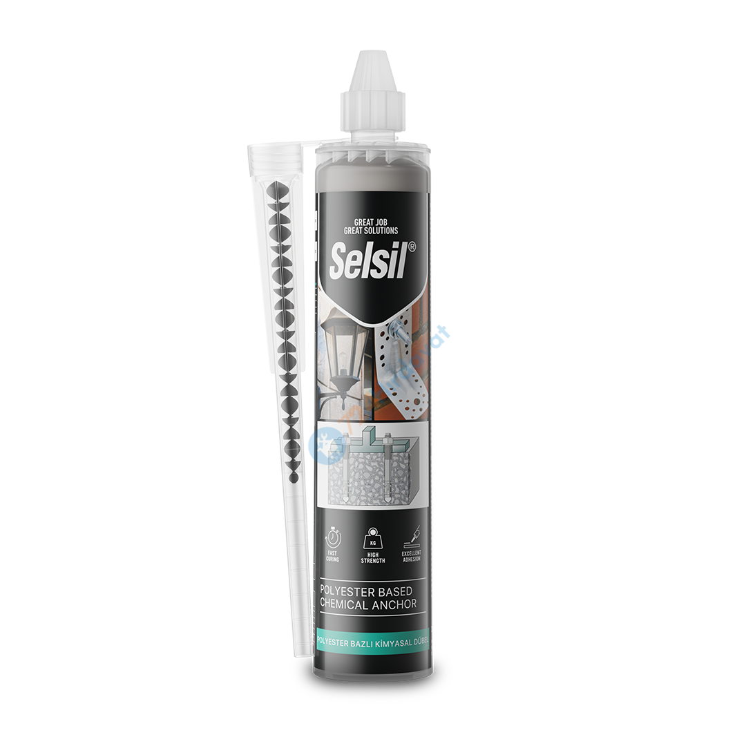 Selsil Polyester Bazlı Kimyasal Dübel 300 ml