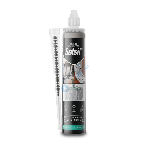 Selsil Polyester Bazlı Kimyasal Dübel 300 ml