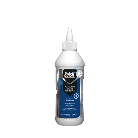 Selsil PU Deniz Tutkalı Şeffaf 500 gr