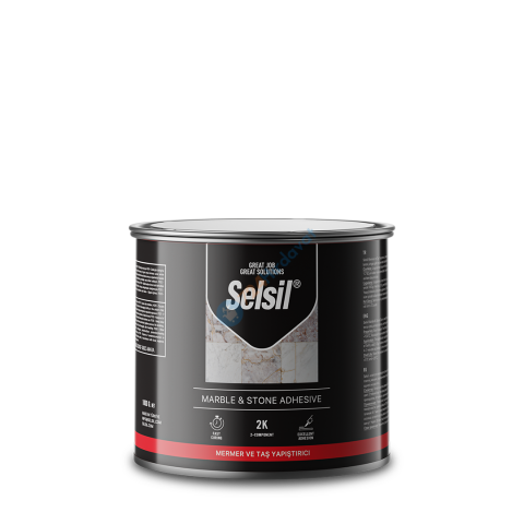 Selsil Mermer ve Taş Yapıştırıcısı 1000 gr