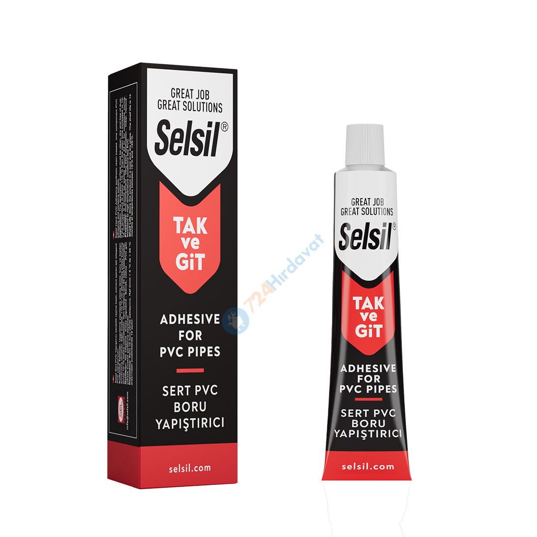 Selsil Sert PVC Boru Yapıştırıcı 50 gr