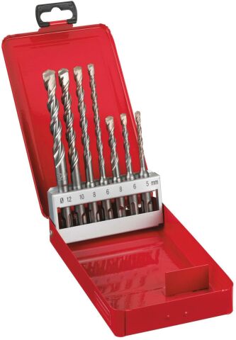 Milwaukee SDS-PLUS MATKAP UÇ SETİ 7 PARÇA MS2 SERİ 2 ELMAS