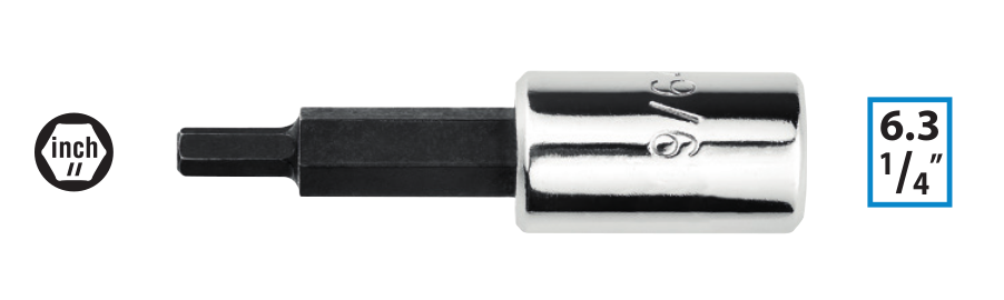 Ceta Form C08AS-H0564 1/4'' Allen Uçlu Lokma - 5/64''