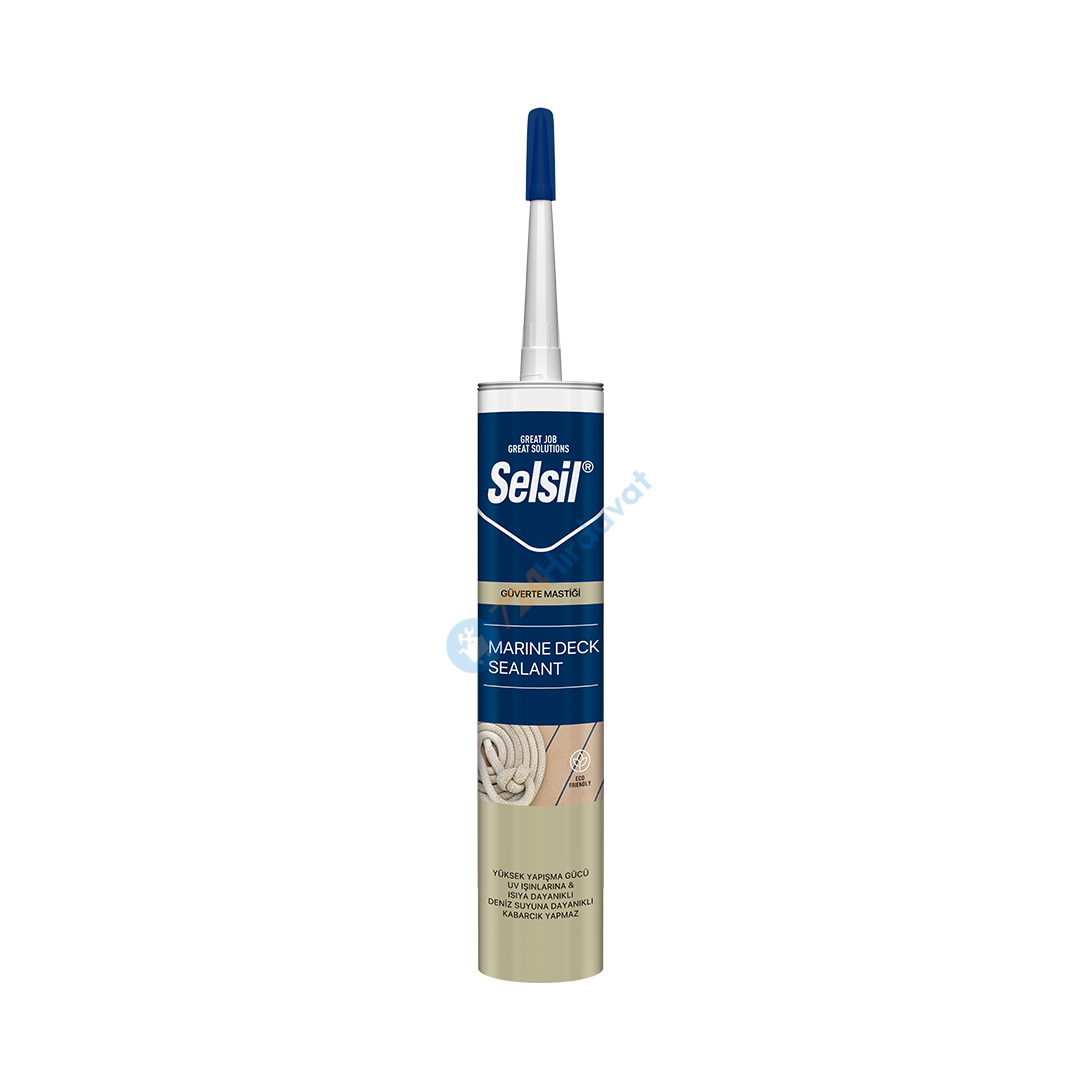 Selsil Güverte Mastiği Siyah 600 ml