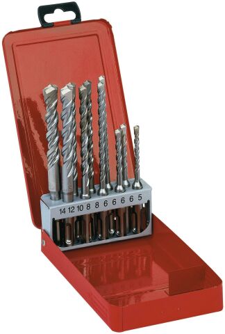 Milwaukee SDS-PLUS MATKAP UÇ SETİ 10 PARÇA MS2 SERİ 2 ELMAS