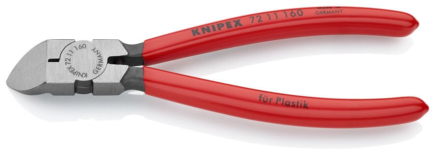 Knipex 72 11 160 Eğri 45 Derece Plastik Yan Keski