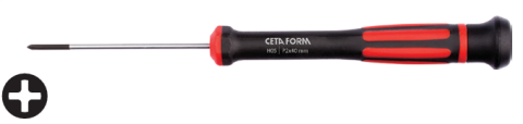 Ceta Form H02-0-060 C-TRONIC Yıldız Uçlu Elektronikçi Tornavida - PH0 x 60 mm