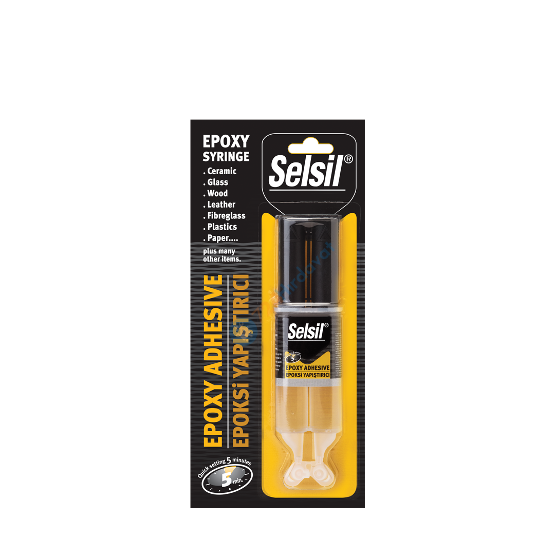 Selsil Epoksi Yapıştırıcı Şeffaf 28 gr