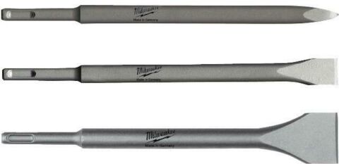 Milwaukee SDS-PLUS MURÇ+KESKİ+GENİŞ KESKİ 3LÜ TÜP MILWAUKEE
