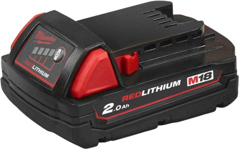 Milwaukee AKÜ M18B2 REDLİTHİUM-ION 18V. 2,0Ah MILWAUKEE