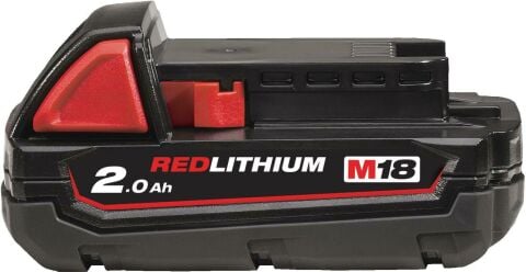 Milwaukee AKÜ M18B2 REDLİTHİUM-ION 18V. 2,0Ah MILWAUKEE