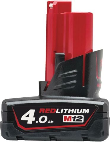 Milwaukee AKÜ M12B4 REDLİTHİUM-ION 12V. 4,0Ah MILWAUKEE