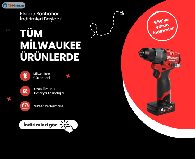 milwaukee 724 hırdavat